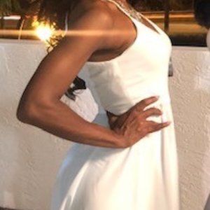 Flirty, Fun, Classic - White Express Dress